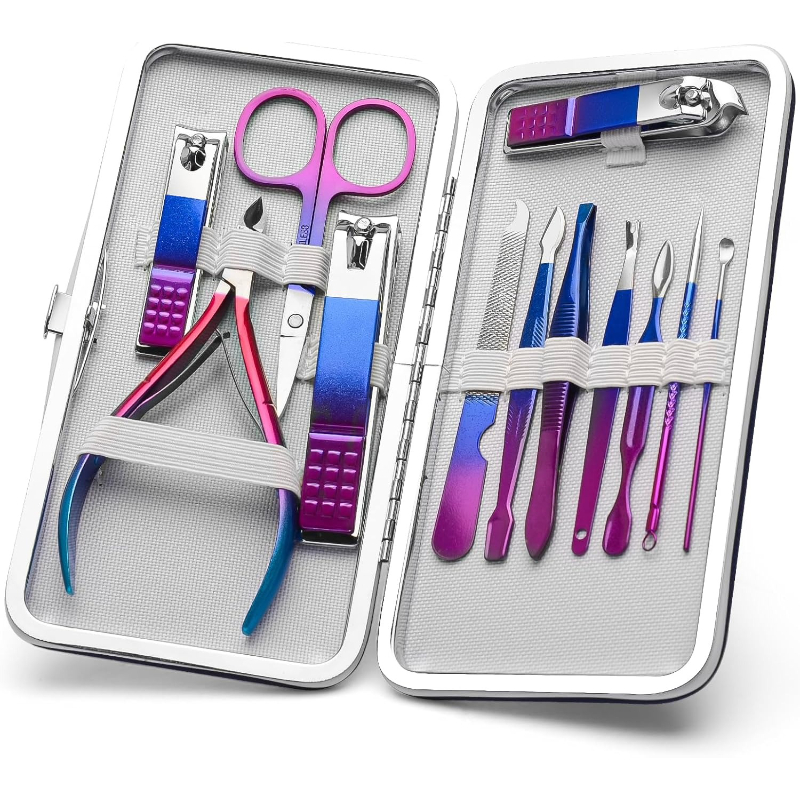 Nail Care Kit Mens - Manicure Set Nail Clippers Pedicure Kit