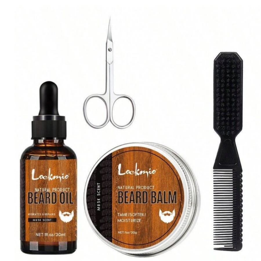 Men'S Grooming Cream - Men Beard Balm Kit Whisker Moisturizing