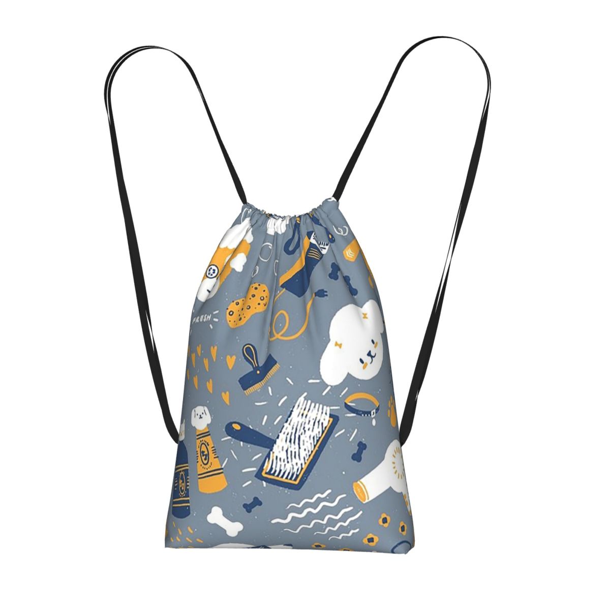 Men'S Grooming Bag - Dog Grooming Canine Pattern Backpacks Fashion