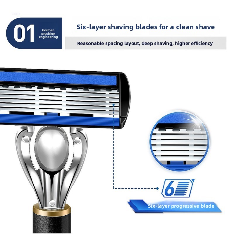 6 Layer Manual Razor Blade Ref - đánh giá và giá Men'S Grooming Gift Box