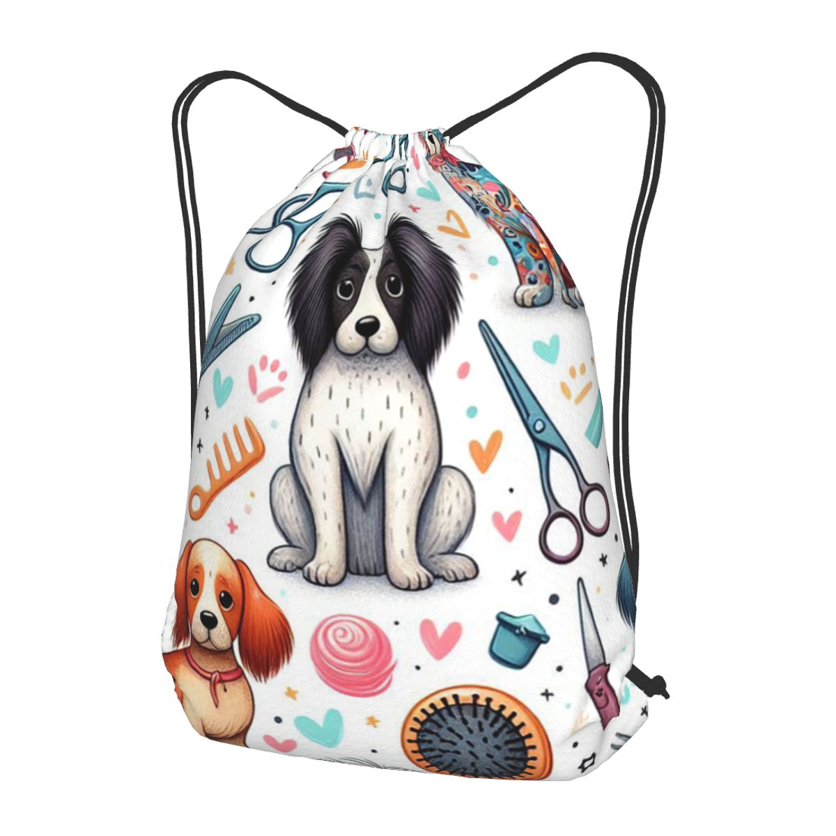 Dog Grooming Printed Backpacks - đánh giá và giá Men'S Grooming Bag