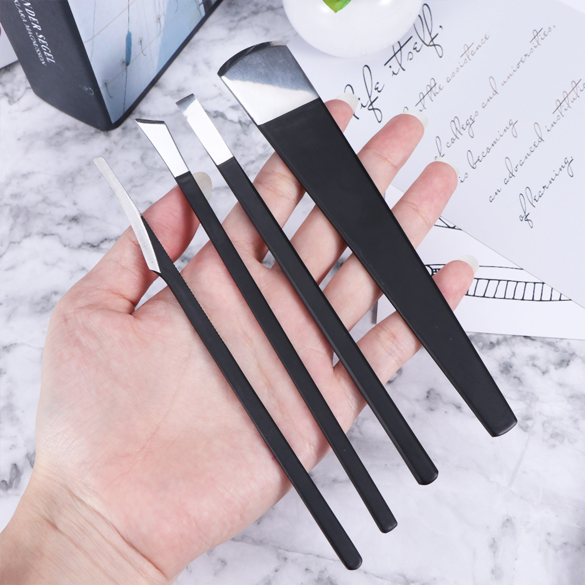 1Set Steel Pedicure Tools Prem - đánh giá và giá Nail Care Kit Mens