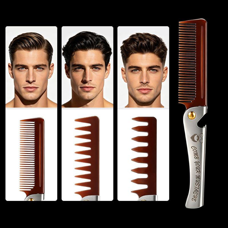 Foldable Men Hair Styling Comb - đánh giá và giá Men Grooming Home