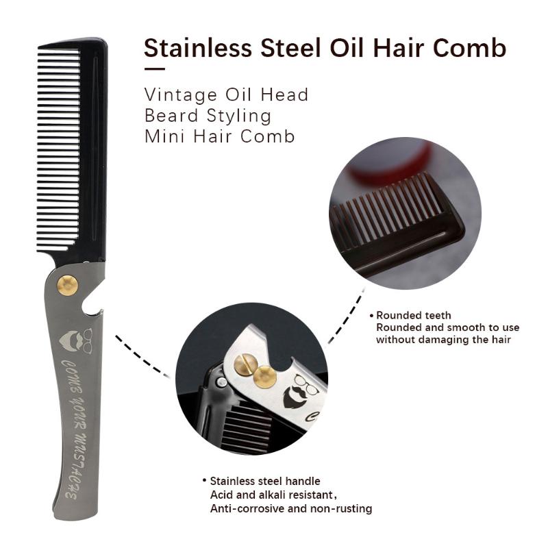 Foldable Men Hair Styling Comb - đánh giá và giá Men Grooming Home