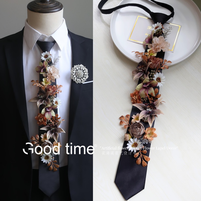 Tie flower simulation flower,  - đánh giá và giá Men Grooming Home
