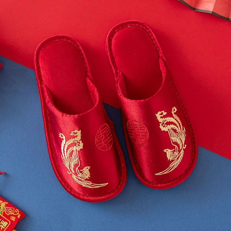 Men Silk Baotou Red Wedding Sl - đánh giá và giá Men Grooming Home