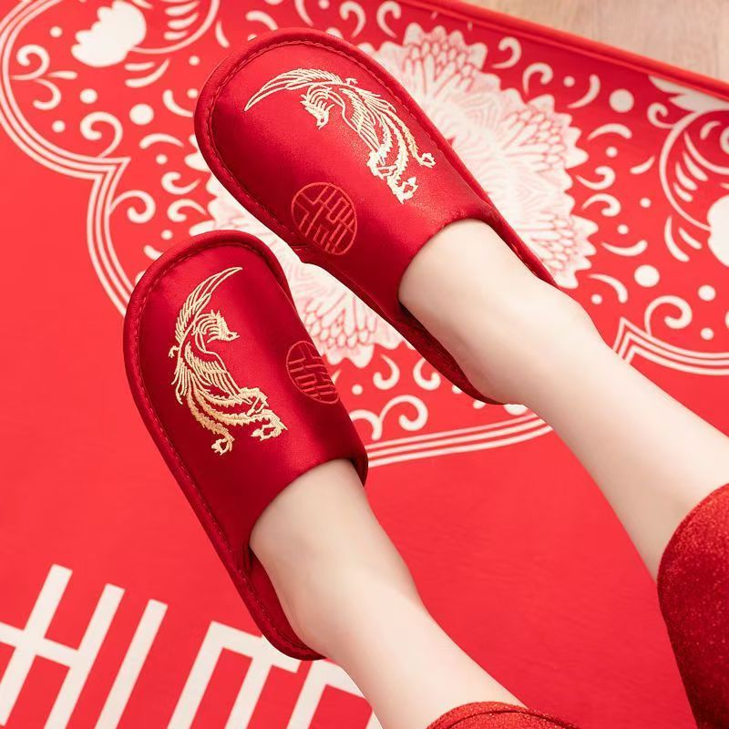 Men Silk Baotou Red Wedding Sl - đánh giá và giá Men Grooming Home