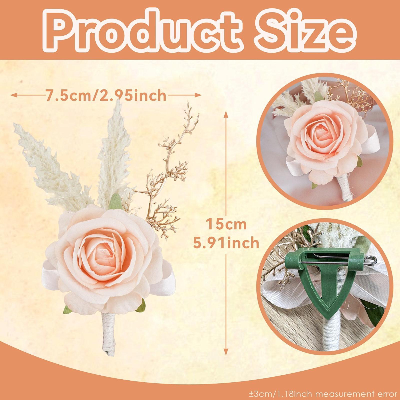 Elegant Rose Boutonniere Handm - đánh giá và giá Men Grooming Home