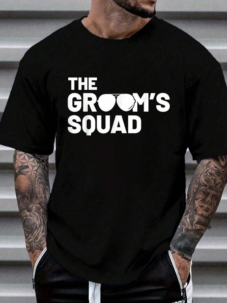 100% Cotton Groomsmen Groom Sq - đánh giá và giá Men Grooming Home