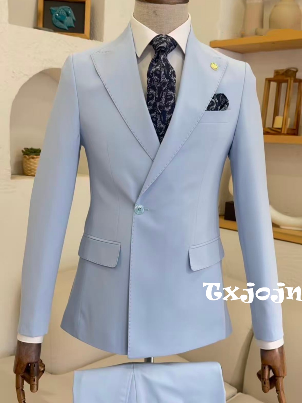 New One Button Men's Suit Set  - đánh giá và giá Mens Grooming On Sale