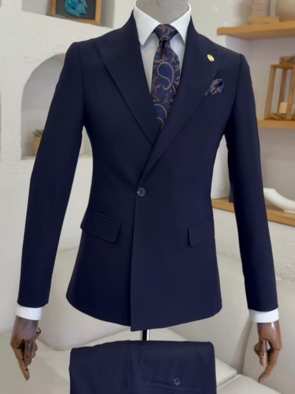 New One Button Men's Suit Set  - đánh giá và giá Mens Grooming On Sale