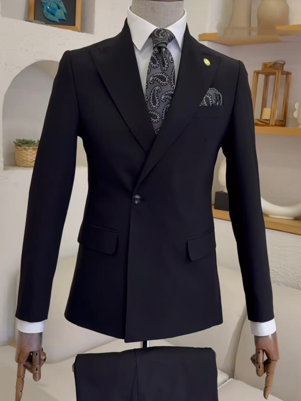 New One Button Men's Suit Set  - đánh giá và giá Mens Grooming On Sale