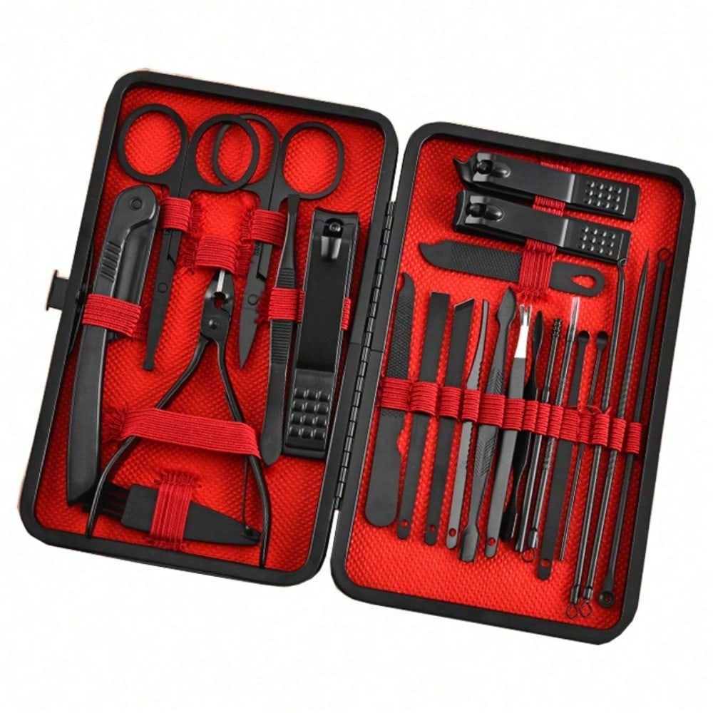 8/24pcs Professional Manicure  - đánh giá và giá Nail Care Kit Mens