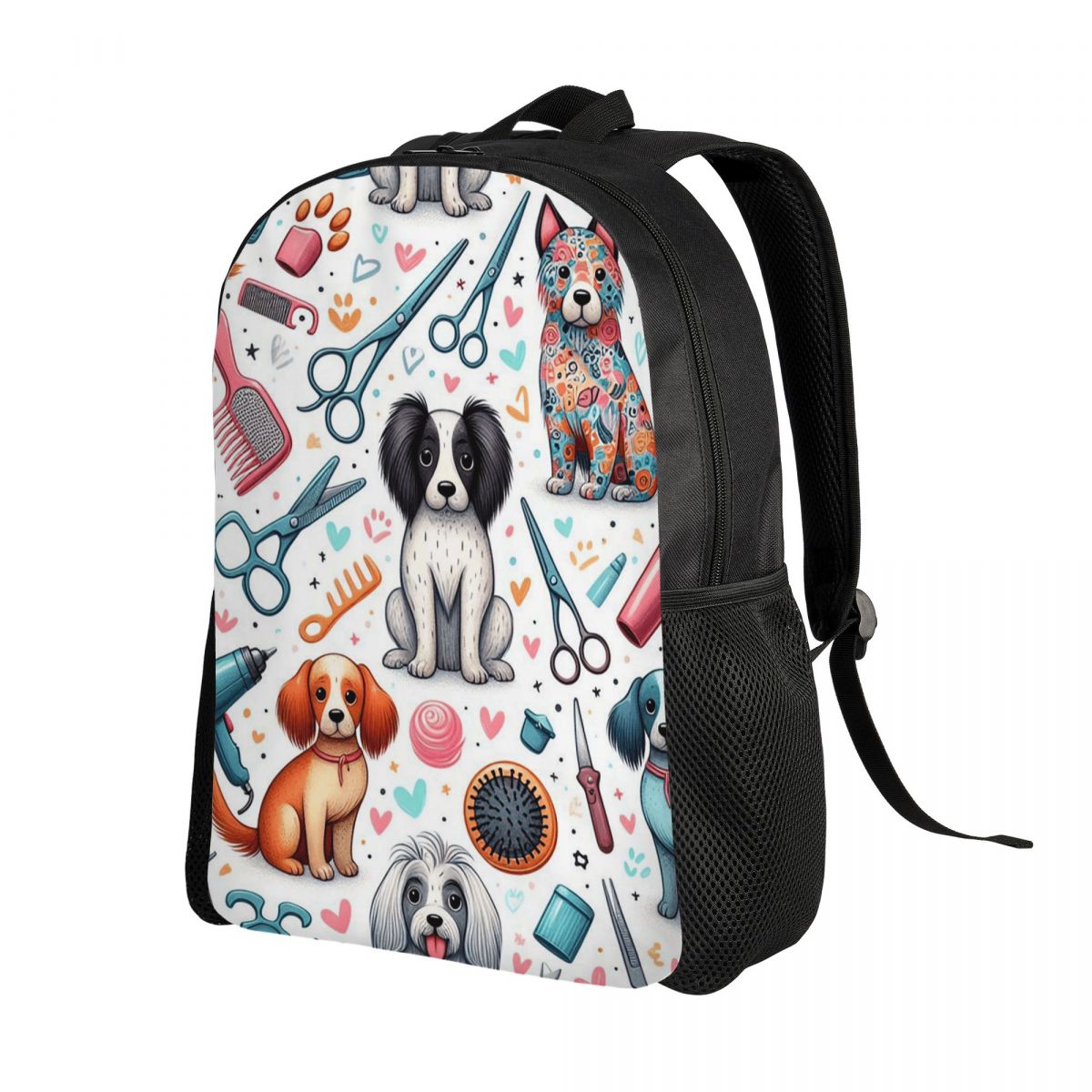 Dog Grooming Printed Backpack  - đánh giá và giá Men'S Grooming Bag